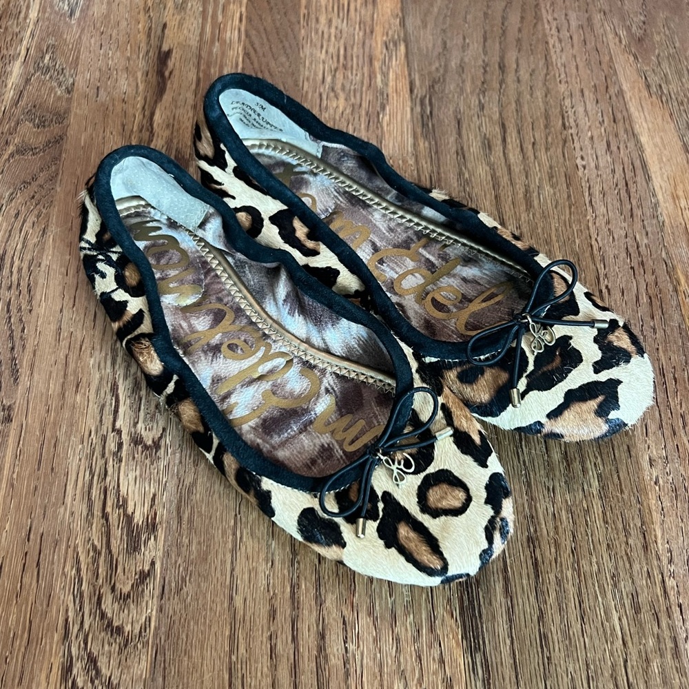 Sam Edelman Leopard Print Flats